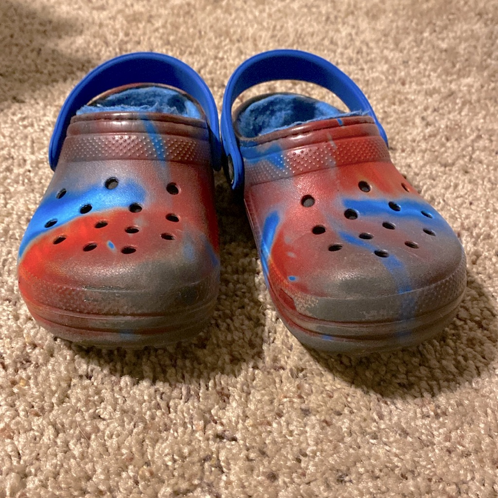 Fuzzy Lined Crocs